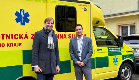 Ministr zdravotnictví navštívil ZZS Jihočeského kraje